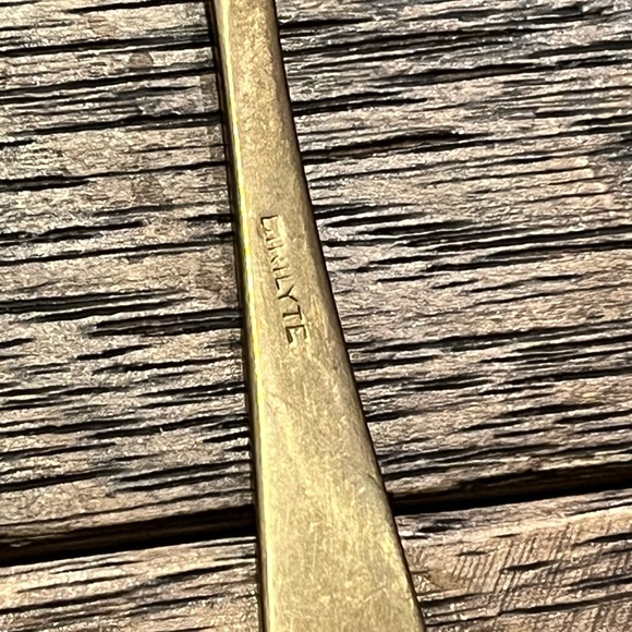 Vintage Dirigold Dirilyte Gold small Demitasse baby Spoons (6) - Picture 4 of 7